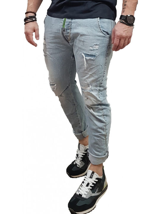 Namos Men's Jeans Pants Elastic with Skinny Tapered Fit Blue