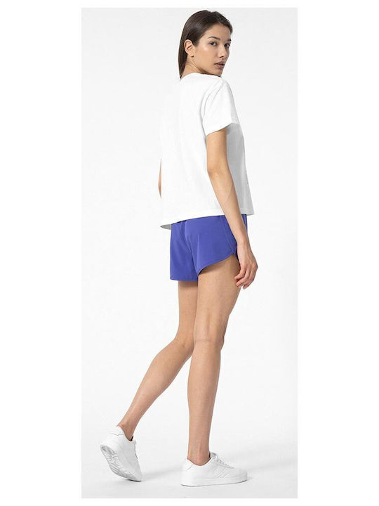 4F T-Shirt Λευκό
