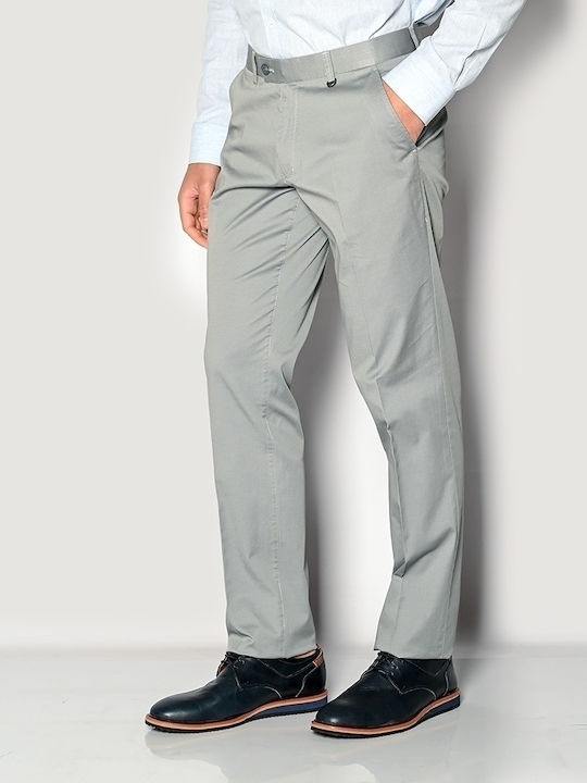 Sogo Men's Trousers Suit in Regular Fit Gray