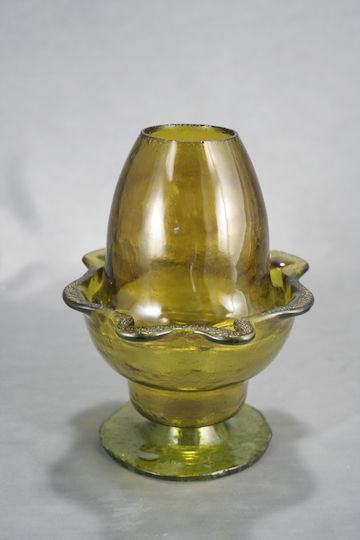 Tabletop Oil Lamp Glass 11x17cm F240-26