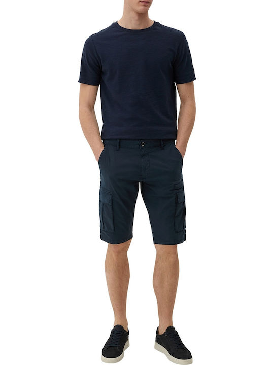 Red Label Ανδρική Βερμούδα Cargo Navy Μπλε
