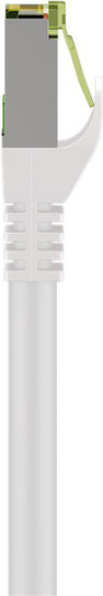 Goobay S/FTP Cat.8.1 Network Cable Ethernet 20m White