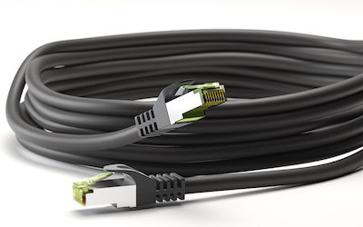 Goobay S/FTP Kat.8.1 Ethernet-Netzwerkkabel 5m Schwarz 1Stück