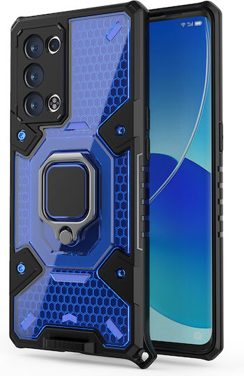 Techsuit Honeycomb Back Cover Πλαστικό / Σιλικόνης 1.3mm Μπλε (Oppo Reno6 Pro 5G)