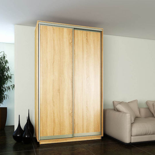 Doppeltür Kleiderschrank Schieben Diamont 150x60x220cm