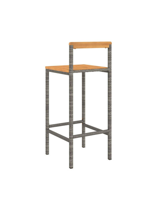 Stool for Bar Outdoor Gray 40x44x78cm