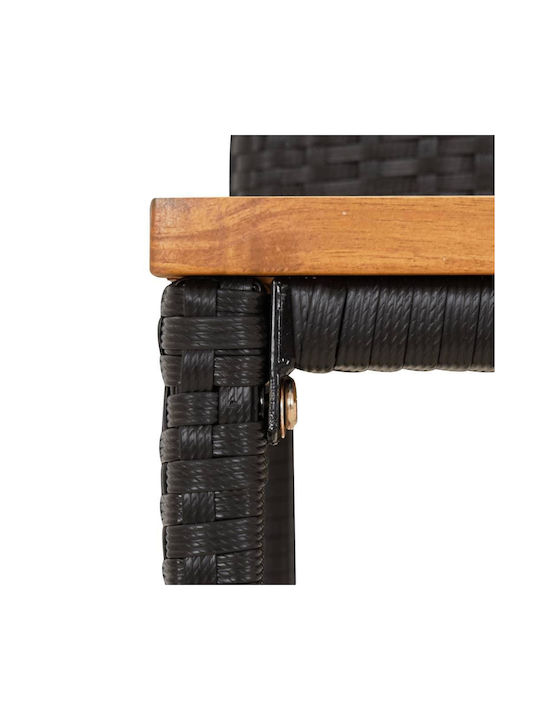 Stool for Bar Outdoor Black 40x42x78cm