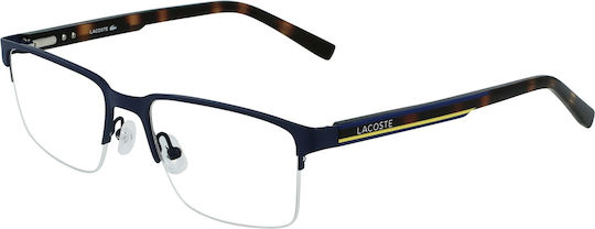 Lacoste Männlich Kunststoff Brillenrahmen Blau L2279-401