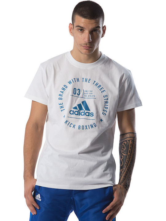 adidas Community Ii Boxing Ανδρική Κοντομάνικη Μπλούζα adiCL01B για Boxing Λευκή