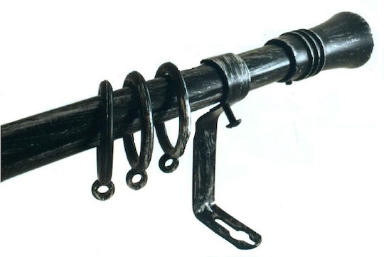 Frans Сгъваемо Металик Корниз B2 Φ19мм 120-210cm