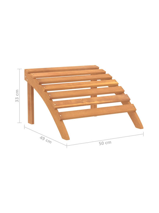 Шезлонг Дърво Кафяв 75x84x90см.