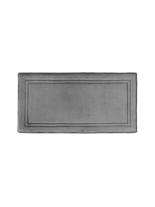 Guy Laroche Softy Modern Velvet Bedroom Rugs Set Charcoal 1176086122006 3pcs