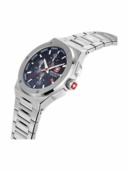 Ceas Swiss Military Hanowa Sidewinder cu Baterie și Brățară din Metal Ceas Swiss Military Hanowa Sidewinder cu Baterie și Brățară din Metal