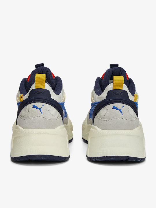 RS-X Efekt Adidași Chunky Alb Cald / Gri Deschis Răcoros