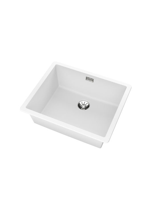 Teka Radea R10 50.40 M-TG 115230053 Unterbau Spüle aus Verbundgranulat B50xT40cm Weiß