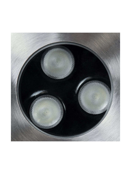 GloboStar GloboStar Außenstehlampen Spot LED 12W RGBW IP68 Silber