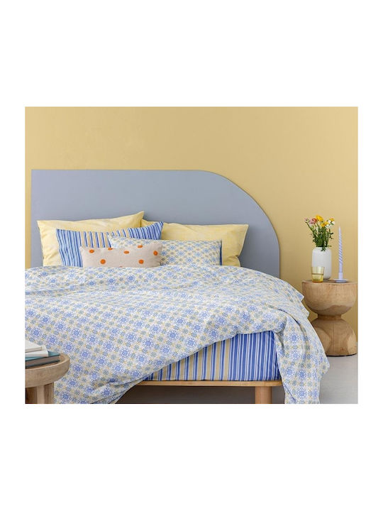 Palamaiki Fashion Life FL6203 Σετ Σεντόνια King Size 265x260εκ. Μπλε (4τμχ)
