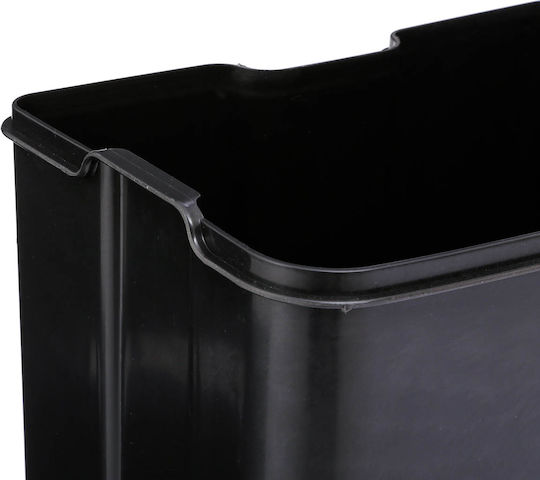 Atmosphera Ariane Mülleimer Metallisch mit Pedal Schwarz 30lt
