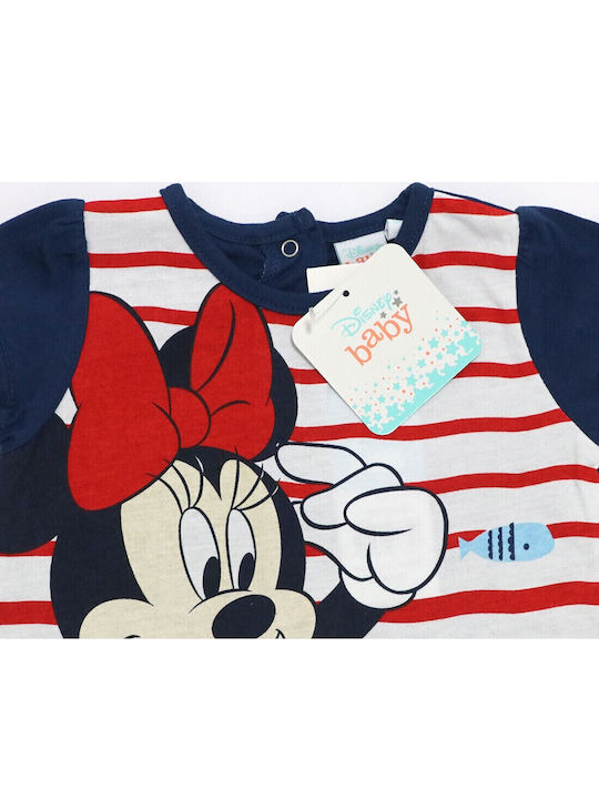 Disney Minnie Mouse Babystrampler Kurzärmelig Marineblau