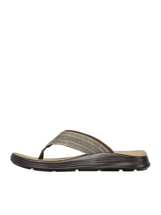Point Vista Men's Flip Flops Beige