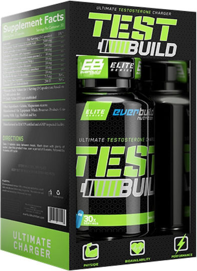 Everbuild Nutriton Test Build Хранителна Добавка за Тренировка и Подсилване на Тестостерон 90 Капсули
