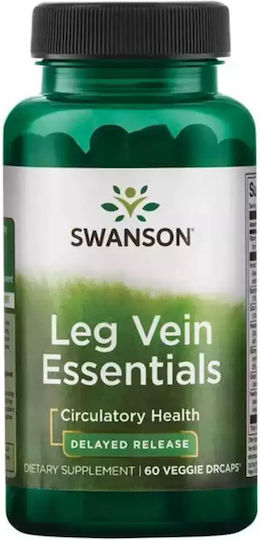 Swanson Leg Vein Essentials Besondere Nahrungsergänzungsmittel 60 Kräuterkapseln