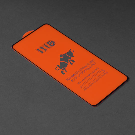 Techsuit 111D Full Glue Full Face Tempered Glass Black (Mi 10T Lite)