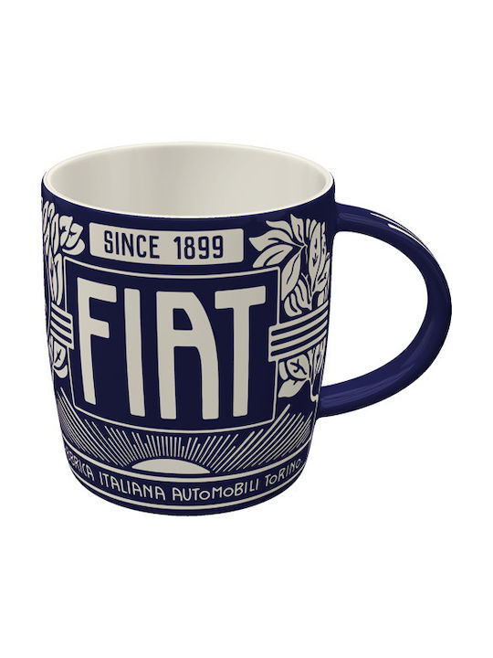 Nostalgic Art Fiat Κούπα Κεραμική Μπλε 330ml