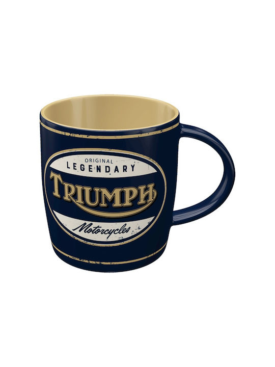 Nostalgic Art Triumph Becher Keramik Blau 330ml 43075