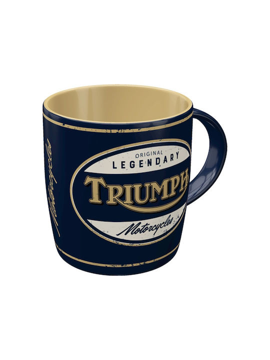 Nostalgic Art Triumph Becher Keramik Blau 330ml 43075