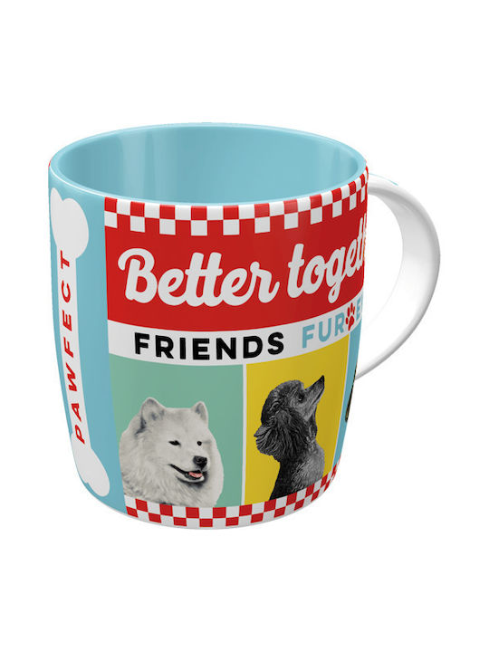 Nostalgic Art Better Together Dogs Κούπα Κεραμική Πολύχρωμη