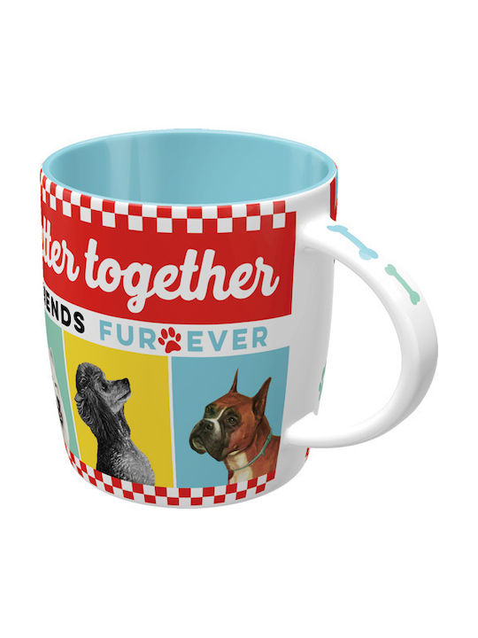 Nostalgic Art Better Together Dogs Κούπα Κεραμική Πολύχρωμη