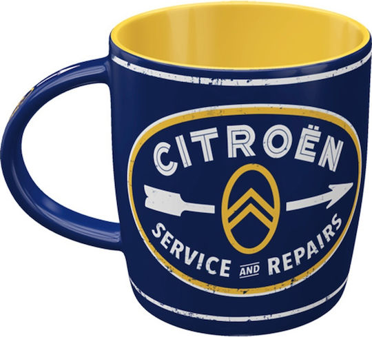 Nostalgic Art Citroen Service Repairs Κούπα Κεραμική Μπλε