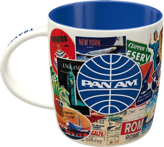 Nostalgic Art Pan Am Travel Mug Ceramic Multicolored 330ml 43074