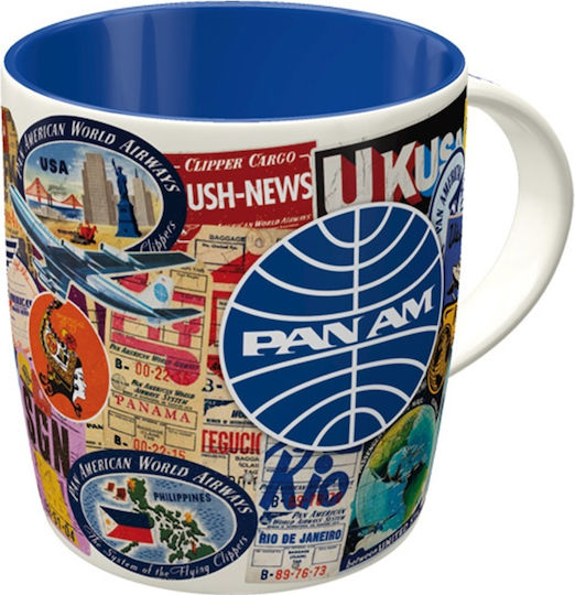 Nostalgic Art Pan Am Travel Mug Ceramic Multicolored 330ml 43074