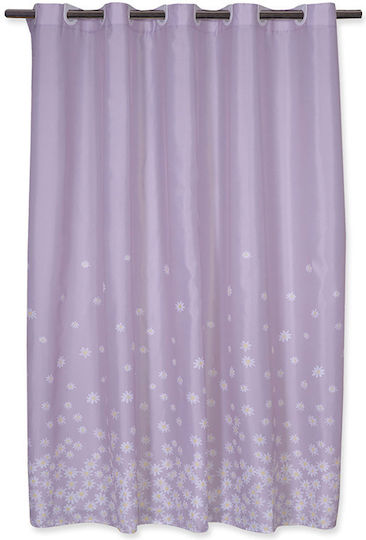 Nef-Nef Homeware Daisario Κουρτίνα Υφασμάτινη με Τρουκς 180x180cm Nef-Nef Homeware Daisario Κουρτίνα Υφασμάτινη με Τρουκς 180x180cm