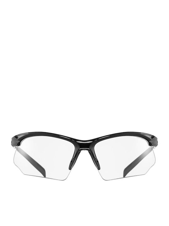 Uvex Sportstyle 802 V Ανδρικά Γυαλιά Ηλίου με Μαύρο Κοκκάλινο Σκελετό και Μαύρο Φακό S5308722201