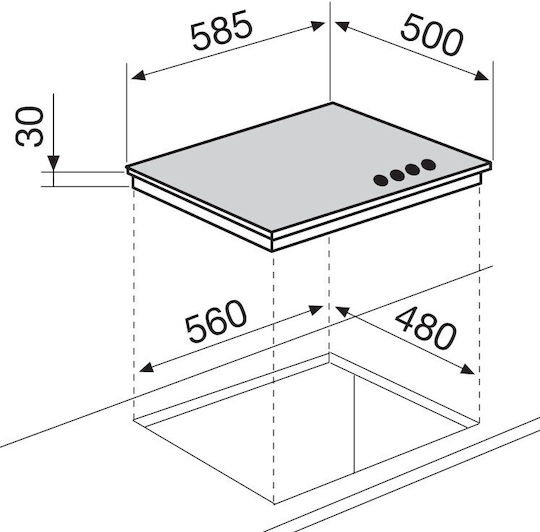 Glem-Gas Автономен 58.5x50εκ.