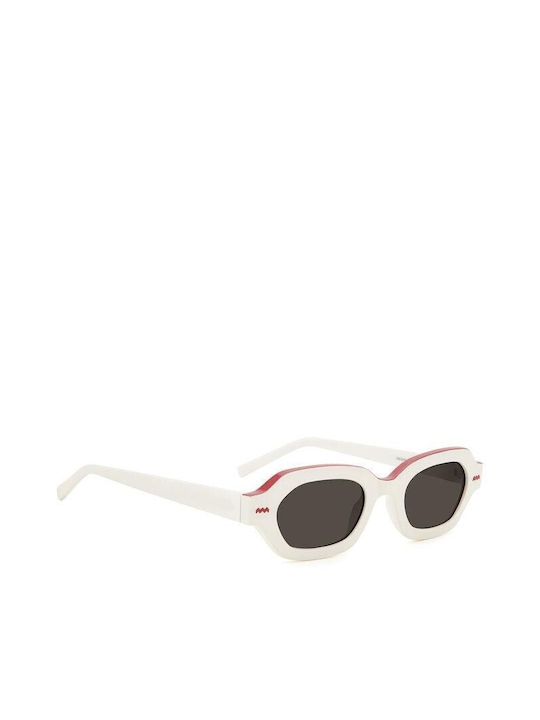 Missoni Sonnenbrillen mit Weiß Rahmen und Gray Linse MMI 0132/S SZJ/IR