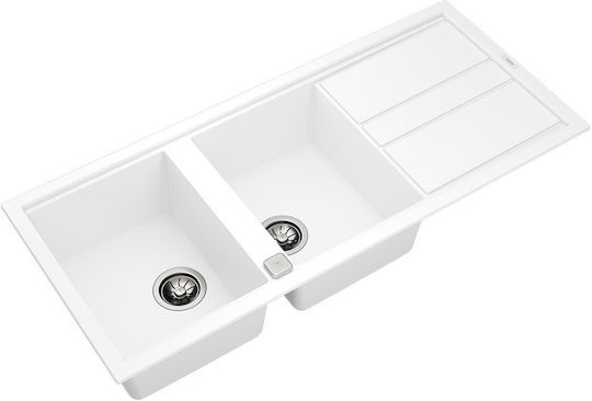Teka Nova 80 B-TG 2B 1D Ένθετος από Συνθετικό Γρανίτη Μ116xΠ51cm