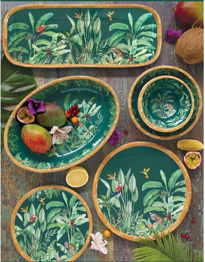 Marva Plate Desert made of Melamine Green with Diameter 23cm Marva Plate Desert made of Melamine Green with Diameter 23cm