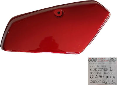 Ooh Left Motorcycle Side Plastic for Honda GLX Burgundy