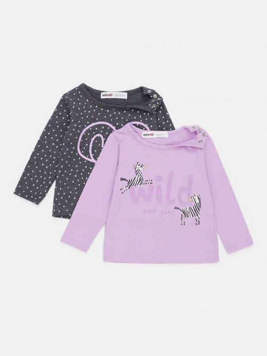 Minoti Baby-Strampler Grau Minoti Baby-Strampler Grau