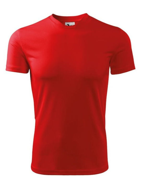 Adler Men's Short Sleeve Promotional T-Shirt Red