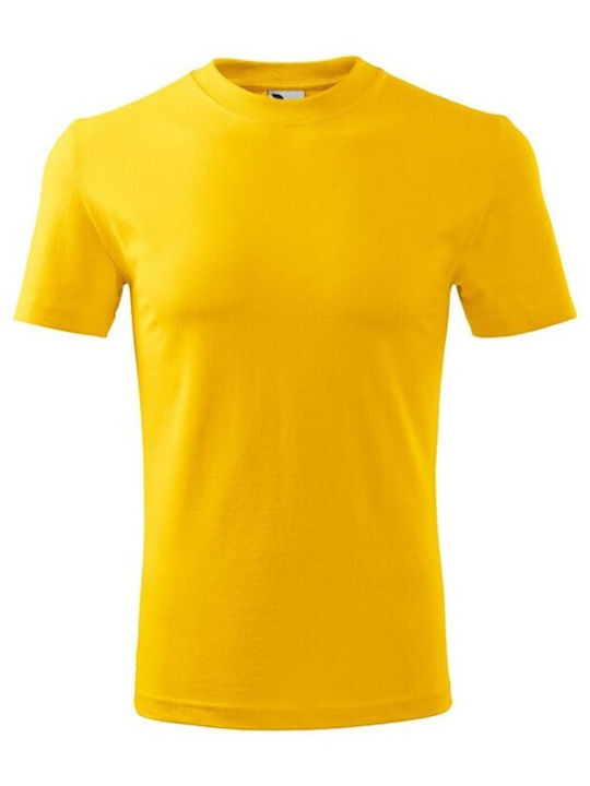 Adler Men's Short Sleeve Promotional T-Shirt Yellow