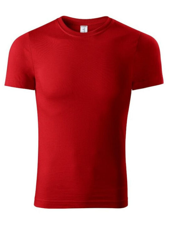 Adler Parade U Ανδρικό Διαφημιστικό T-shirt Κοντομάνικο σε Κόκκινο Χρώμα