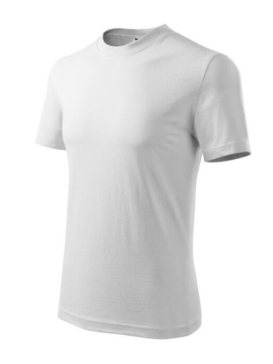 Adler Men's Short Sleeve Promotional T-Shirt White