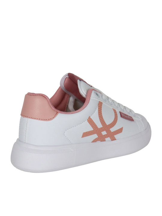 Toffee Glit Damen Sneakers Weiß