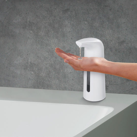 Wenko Tabletop Automatic Plastic Dispenser White 400ml