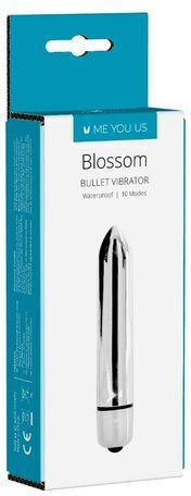 XR Аз, ти, ние Blossom Вибратор Bullet Сребрист